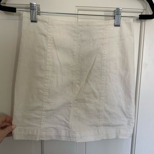 White cotton/denim skirt
